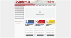 Desktop Screenshot of dyncontabil.com.br